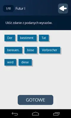Niemiecki Gramatyka FREE android App screenshot 1